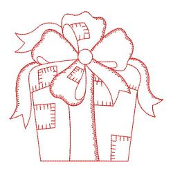 Redwork Patchwork Christmas 06(Lg) machine embroidery designs
