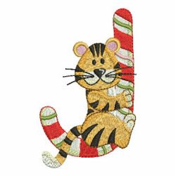 Cute Christmas Tigers 02 machine embroidery designs