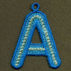 FSL Silver Dots Alphabet 01 machine embroidery designs