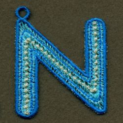 FSL Silver Dots Alphabet 14 machine embroidery designs