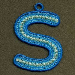 FSL Silver Dots Alphabet 19 machine embroidery designs