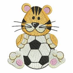 Cute Sports Tigers machine embroidery designs