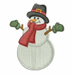 Winter Snowman Painting machine embroidery designs