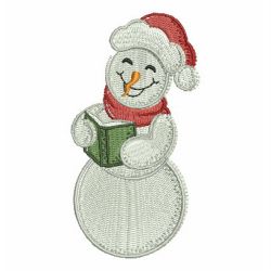 Winter Snowman Painting 03 machine embroidery designs