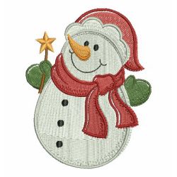 Winter Snowman Painting 08 machine embroidery designs