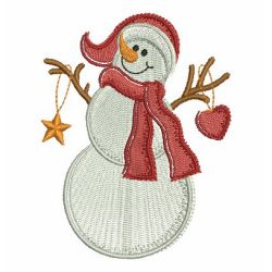 Winter Snowman Painting 09 machine embroidery designs