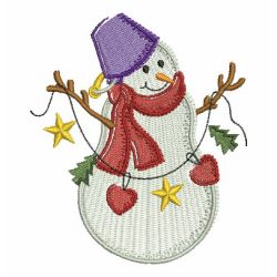 Winter Snowman Painting 10 machine embroidery designs