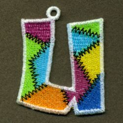 FSL Patchwork Alphabet 21 machine embroidery designs