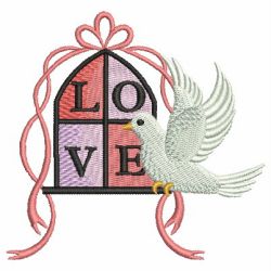 Assorted Valentine Doves 02 machine embroidery designs