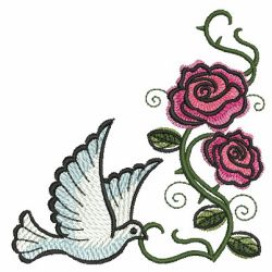 Assorted Valentine Doves 07 machine embroidery designs