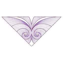 Colorful Rippled Triangle 01(Md) machine embroidery designs