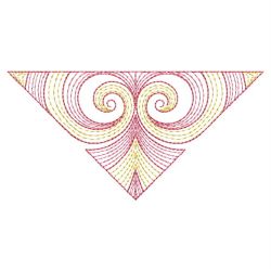 Colorful Rippled Triangle 02(Md) machine embroidery designs