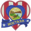 Patriotic US States Heart 3 06