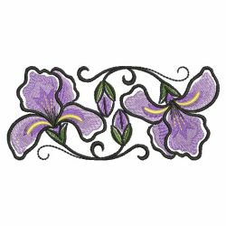 Iris 09 machine embroidery designs