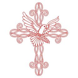 Redwork Dove Of Peace(Lg) machine embroidery designs