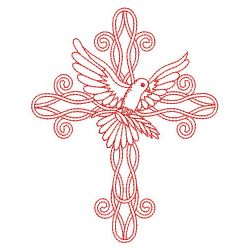 Redwork Dove Of Peace 01(Lg) machine embroidery designs