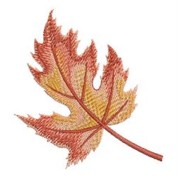 Watercolor Leaves 09 machine embroidery designs