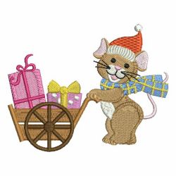 Christmas Mouse 01 machine embroidery designs