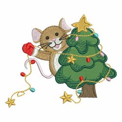 Christmas Mouse 03 machine embroidery designs
