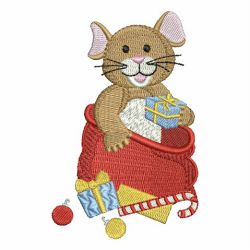 Christmas Mouse 08 machine embroidery designs