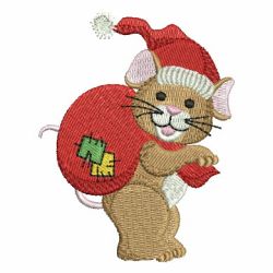 Christmas Mouse 09 machine embroidery designs