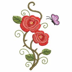 Roses In Bloom 01 machine embroidery designs