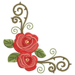 Roses In Bloom 02 machine embroidery designs
