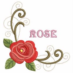 Roses In Bloom 03 machine embroidery designs