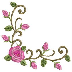 Roses In Bloom 09 machine embroidery designs