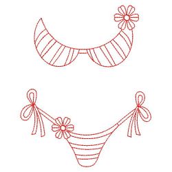 Redwork Summer Fun 10(Sm) machine embroidery designs