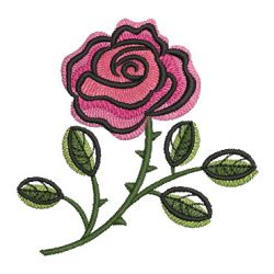 Watercolor Roses 10 machine embroidery designs