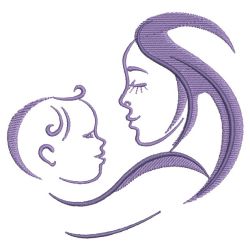 Mom And Baby 03(Md) machine embroidery designs