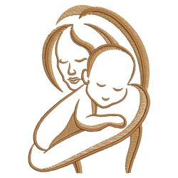Mom And Baby 05(Md) machine embroidery designs