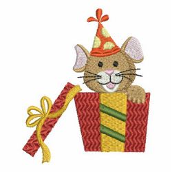 Birthday Mouse machine embroidery designs