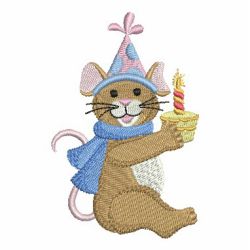Birthday Mouse 04 machine embroidery designs