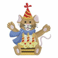 Birthday Mouse 06 machine embroidery designs