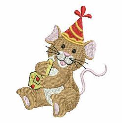 Birthday Mouse 07 machine embroidery designs