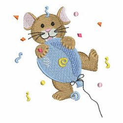 Birthday Mouse 09 machine embroidery designs