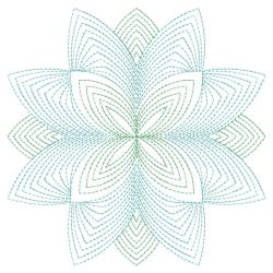 Rippled Floral Elegance 02(Md) machine embroidery designs