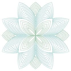 Rippled Floral Elegance 02(Lg) machine embroidery designs