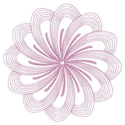 Rippled Floral Elegance 05(Sm) machine embroidery designs