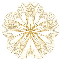 Rippled Floral Elegance 08(Md) machine embroidery designs