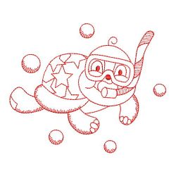 Redwork Cute Turtle 03(Md)