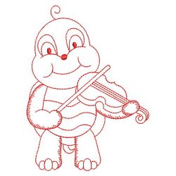 Redwork Cute Turtle 05(Lg) machine embroidery designs