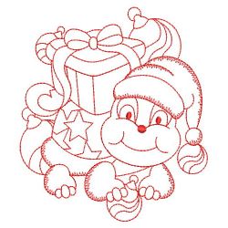 Redwork Cute Turtle 08(Lg) machine embroidery designs