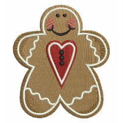 Christmas Gingerbread 02 machine embroidery designs