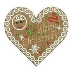 Christmas Gingerbread 06 machine embroidery designs