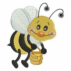 Honey Bees 03 machine embroidery designs