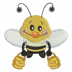 Honey Bees 04 machine embroidery designs