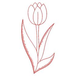 Redwork Tulip(Sm) machine embroidery designs